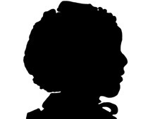 Silhouette of a Child's Head