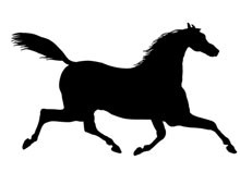 Horse Silhouette Image