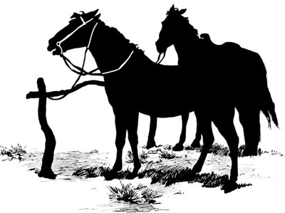 Mustang Horse Silhouette