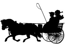 Horse and Buggy Clipart