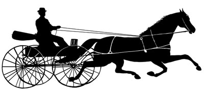 Horse and Wagon Clipart