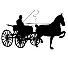 Horse and Carriage Clipart