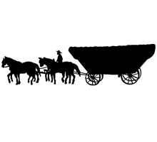 Horse and Covered Wagon Picture